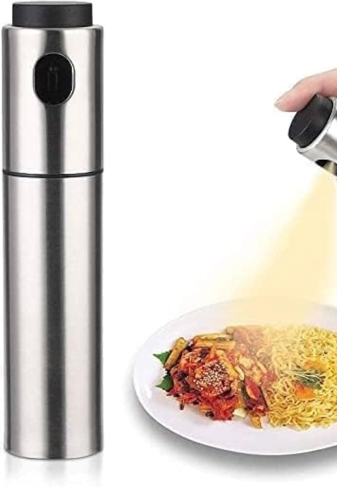 Stainless Steel Oil Sprayer for Cooking 100ml Refillable Vinegar Mister