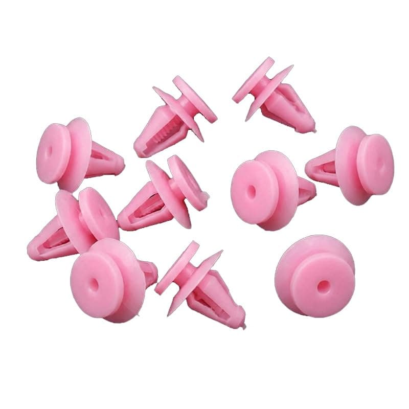 KaberTrade KaberTrade Car Door Panel Retainer Clips, Nylon Clips for Car Brushes and Interiors Anti Vibration and Noise Compatible with Most Cars (Pink, 100pcs Code:1677)