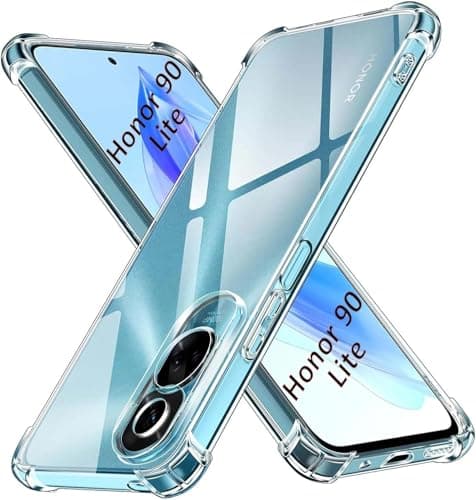 CooToly Fit for Honor 90 Lite 5G/Honor X50i Clear Phone Case Cover,Soft Slim Fit, Shockproof 6.7 Inch Cellular phone case