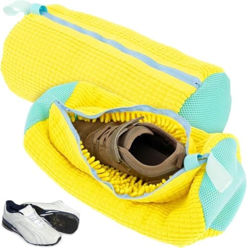 Microfiber Shoe Laundry Bag with Brushes for Washing Machine Large Size Storage bag