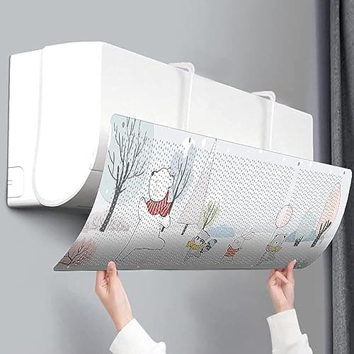 House of Quirk Air Conditioner Guidance Air Flow Prevention Direction Air Conditioner Deflectors with Adjustable Direction Port - Anti Wind Carrier Wanda.Store