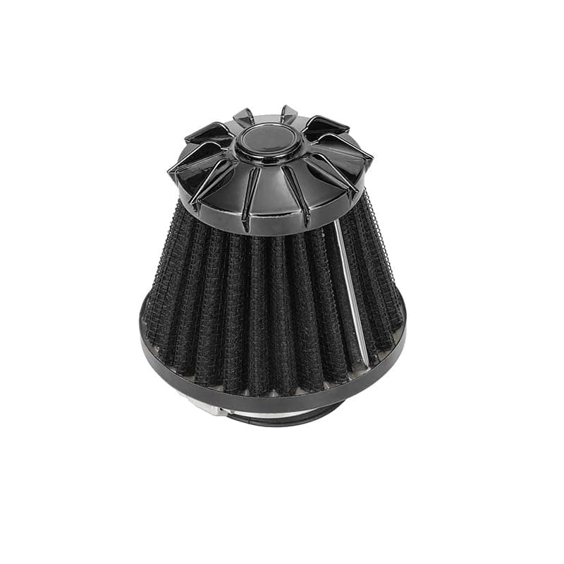 Kapper Trade "Sport Air Filter" Universal High Flow Modified Air Filter for Motorcycles, Motorcycles, Beach Buggy (Black, Hole:3.5/4.2/4.8cm, Height:9cm, Code:10433) Engine air filter