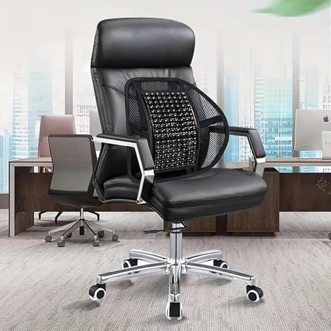 Car Seat Cushion Back Support Mesh Breathable Cushion for Car Seat Office Chair Massage Cushion Pain Reduction (1PC) SA CAR