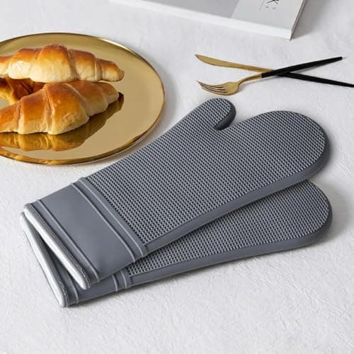 Silicone Oven Mitt Heat Resistant Non-Slip Kitchen Glove for Pots & Trays Pot holder