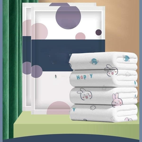 Disposable Travel Bedding Set Includes Pillowcase 50x85cm Bed Sheet 180x230cm and Duvet Cover 150x210cm White Hygienic Portable Bed Sheets for Hotel Trips