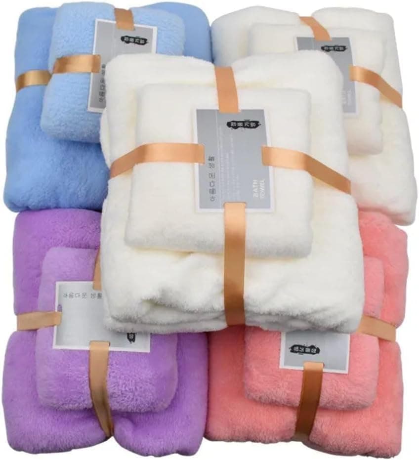 Premium Bride Bath Towel Set Elegant Soft Highly Absorbent Towel Collection