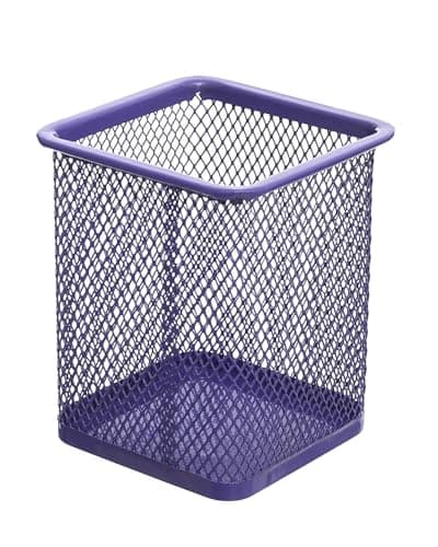 Pen Holder Square 804 H520 D-4 Multicolor Durable Mesh Organizer Stylish Design Perfect for Office Desk and Student Study Supplies