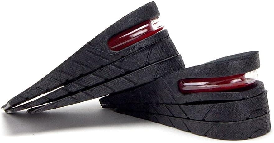 Circle M 3-Layer Height Increase Insoles: Men & Women Air Cushion Elevator Shoe Lifts Pads Shoe insert
