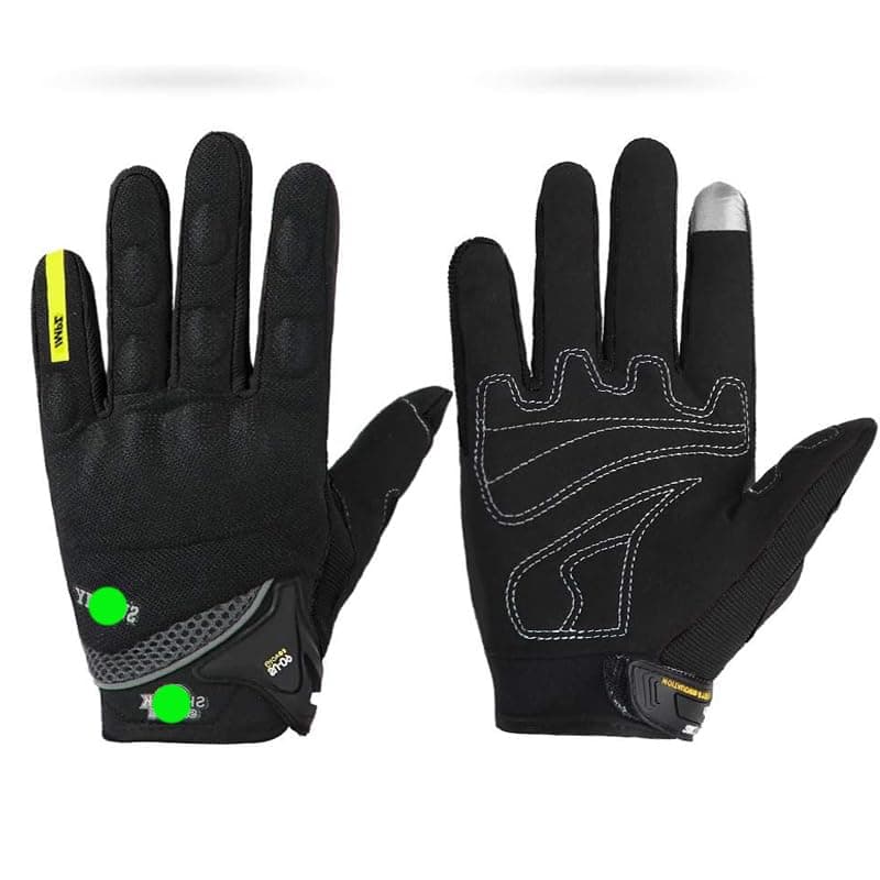 KaberTrade Motorcycle Riding Gloves, Anti-Slip Gloves for Men and Women, Touch for Cycling, Hiking, Climbing, Outdoor Activities (SU09 XXL - Code:10462)