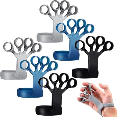 1 pc Silicone wrist stretcher Finger exercise training device - multicolour Hand strengthener