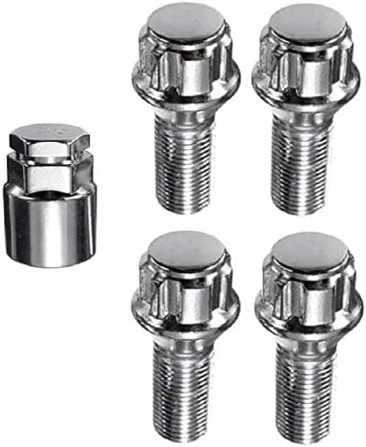 قفل عجلات السيارة مانع الرق لوك حافة عجلات السيارة (مسمار ، مقاس 12 * 1.5) Lock