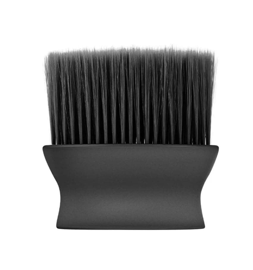 Professional Cleaning Brush, Black Bristles, Wide Flat Design, for Barber and Styling Salon Use