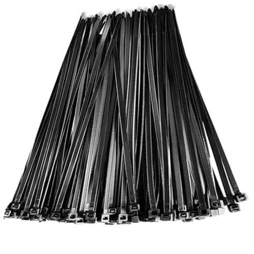 Cable Tie, Aviz Plastic Tie Belt High Resistance for Indoor and Outdoor Use (100 Tie, Length cm) - KaberTrade