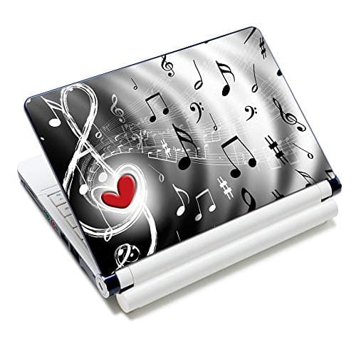 icolor Music Notes Laptop Skin Sticker Vinyl Sticker Decal Protector Cover for 12 13 13.3 14 15 inch Notebook PC Electronic device skin