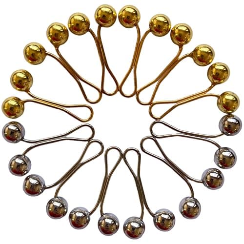 Mila Classy Hijab Pearl Pins For Women - Protect Your Scarf - Headscarf - Shawl - Muslim - Brooch - U Clips - Safety Buttons - Wedding Dress Decorative Boutonniere - 12 Pieces Apparel pin