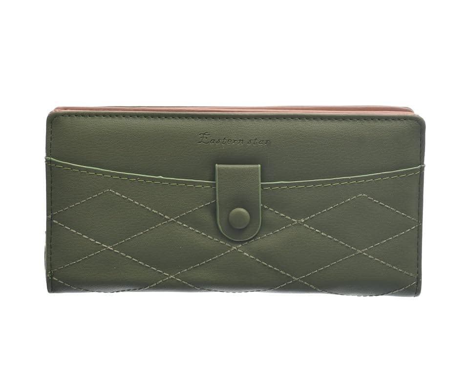 B&W Eastern Star Wallet, 049 Green