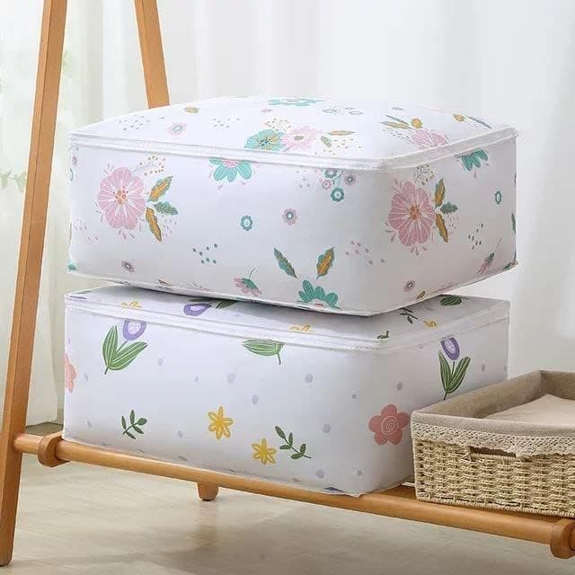 Heavy-Duty Clothes and Blanket Storage Bag 70x50x25 cm Large Capacity High-Quality Fabric for Home Organization and Seasonal Bedding Storage