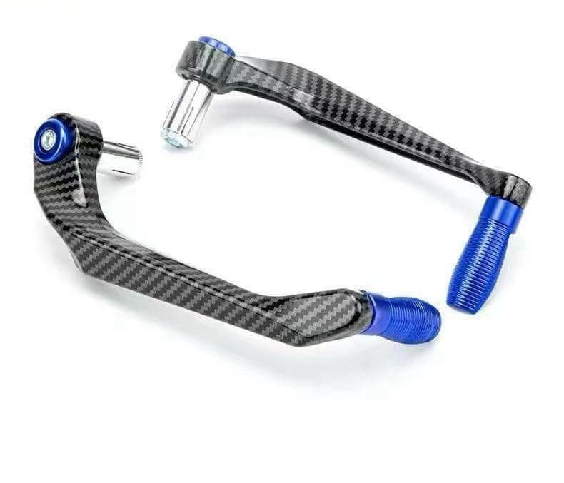 lokyboy Motorcycle Clutch Brake Lever Protector Carbon Fiber Blue | Light Carbon Fiber, Crane Protection, Easy Installation, Sporting, Motorcycle Design,