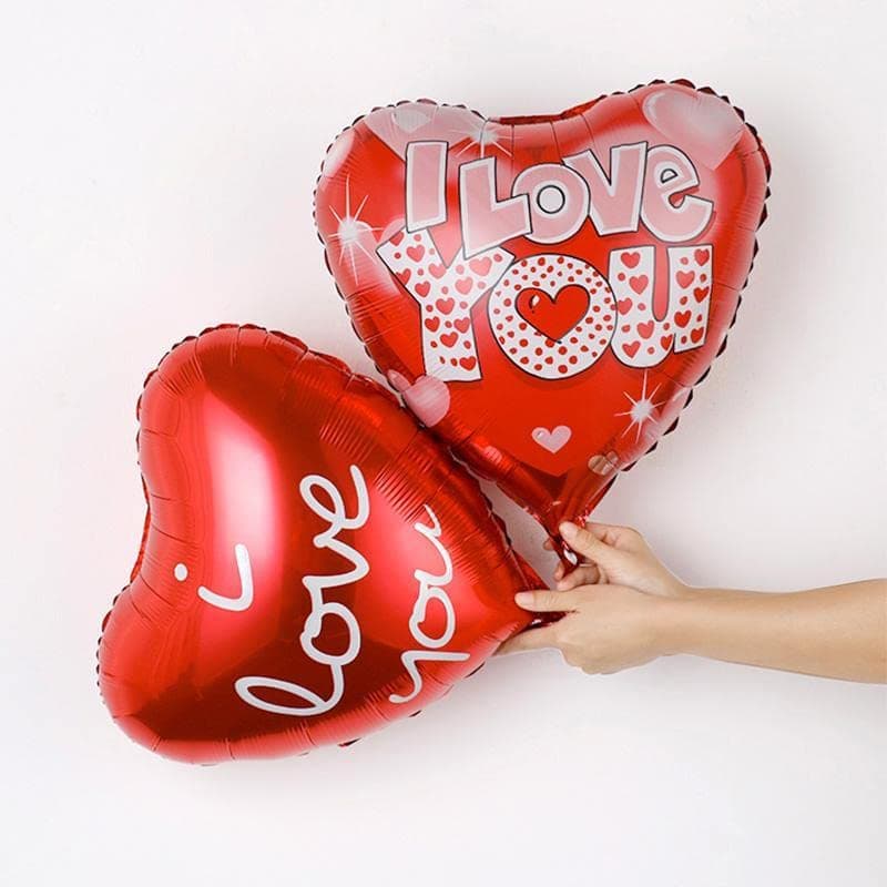 18" I love you balloon