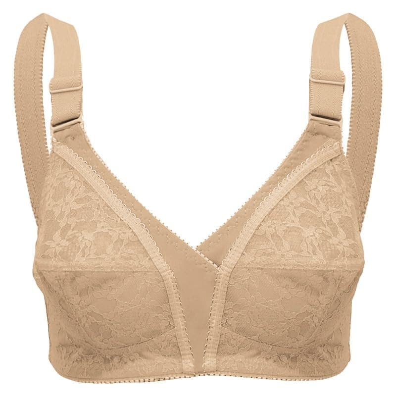 Lasso Womens Super Support Bra Cup B With Lace Bra (pack of 1)