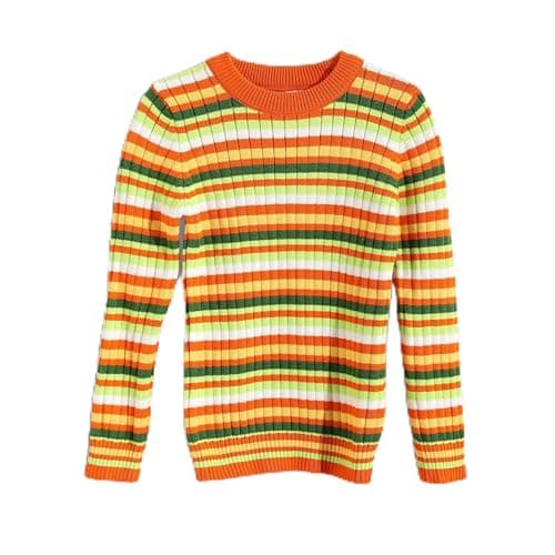 Red Circle Unisex Kids Round neck striped booklet Round neck striped booklet