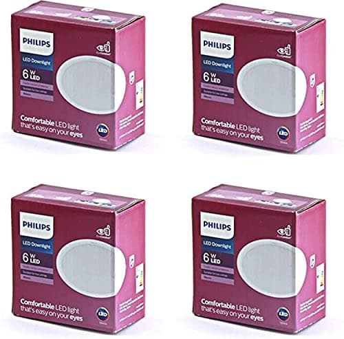 Philips 59444 Meson Spot Light, 8 cm - 6 watt, White x 4 pieces by OrcaStore Light bulb