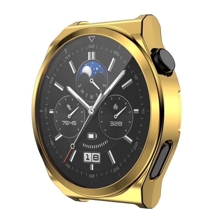 Screen Protector Case Compatible For GT 2E Soft TPU Full Cover Scratch Resistant For GT 2E Smartwatch (Gold)