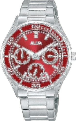Alba Watch for Women, Quartz Movement, Analog Display, Silver Stainless Steel Strap-AP6705X