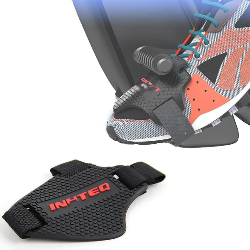Kapper Trade Motorcycle Shoe Protector Gear Shift Pad Protector for Shoe Friction Protection, Anti-Slip, Durable Rubber and Adjustable Strap (1 Piece, Black, Code:9233) Vehicle mirror