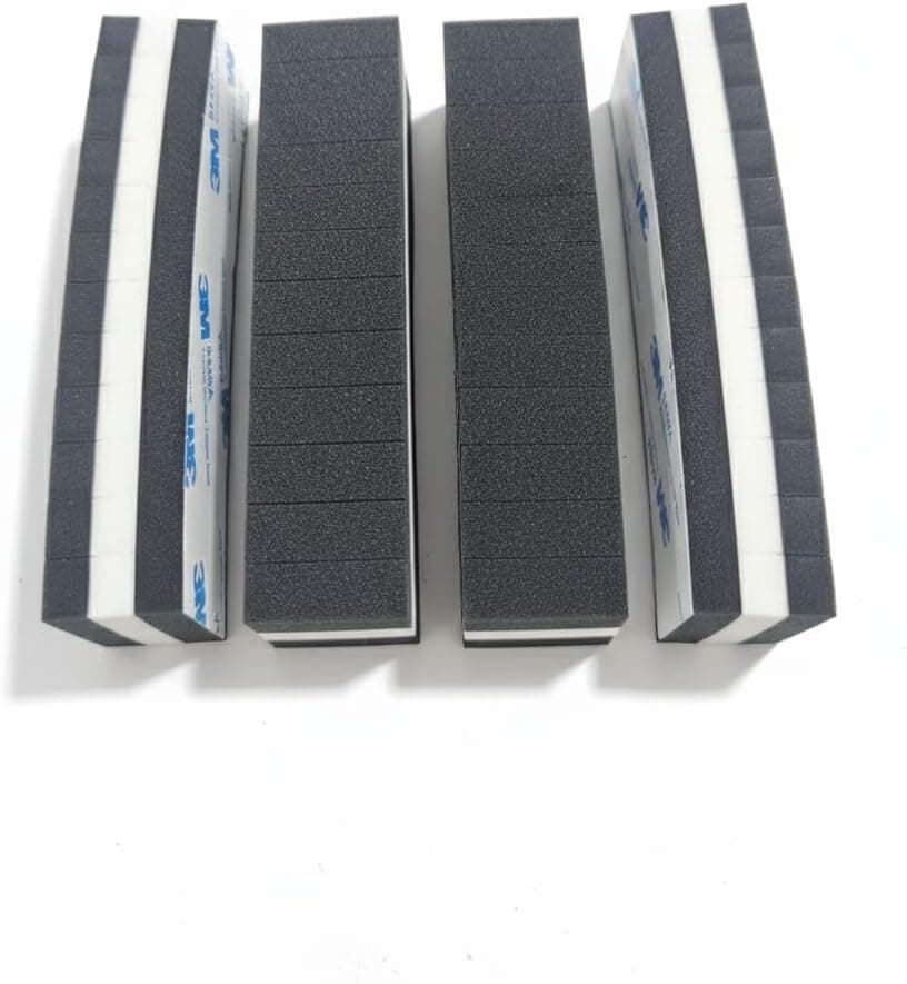 AGA 4 Pcs Car Door Bumper Protector Bumper Door Bumper Protector for Cars, SUVs, Trucks - Black * White Auto part