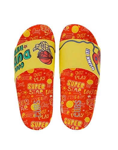 Chicago Cubs boys Basketball Cool Dude Slide Sandal