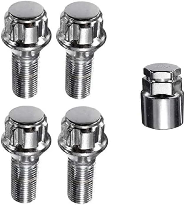 SACAR Tire Theft Protection Rim Lock (Bolt, Size 12 * 1.5)
