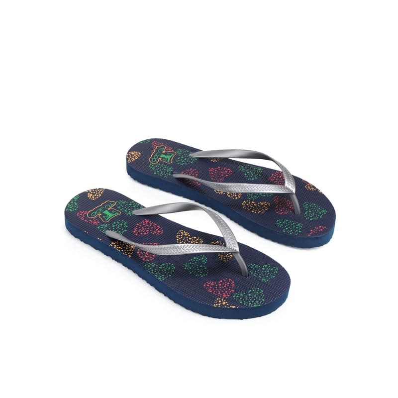 Tujoo Women Slipper Navy*Silver