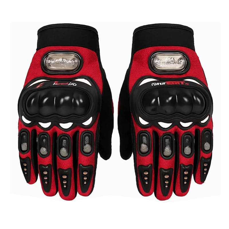 KaberTrade KaberTrade Anti Slip Cycling Gloves for Men and Women for Cycling Hiking Climbing Outdoor Activities (Black in Red XL Code:4020)