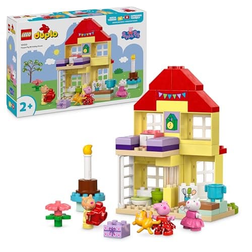 LEGO DUPLO Peppa Pig Birthday House Toy for Toddlers 10433 Toy building block