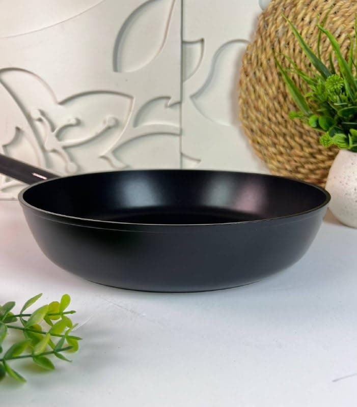 Rack BAROLY Non-Stick Teflon Frying Pan – 20cm Soft Touch Handle Cookware, Premium Scratch Resistant Imported Frying Pan – High Quality Kitchen Essential Saute fry pan