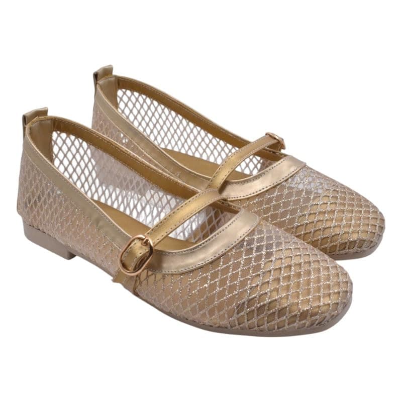 Women's Footwear B&W-W123-Gold-37 Sandal