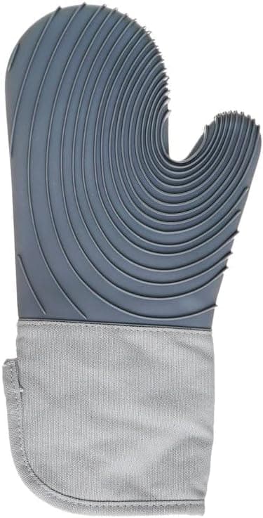 Kitchen Gloves Thickened Silicone Heat Resistant Non-Slip Kitchen Gloves | Lined Inside, Thick Silicone, Heat Resistant, Anti-Skid, Kitchen Use