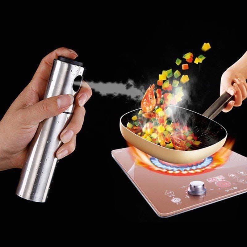 Generic Stainless Steel Oil Sprayer, for Cooking, Frying, Olive Oil and Salad Dressings, Lemon Sprayer, .kl