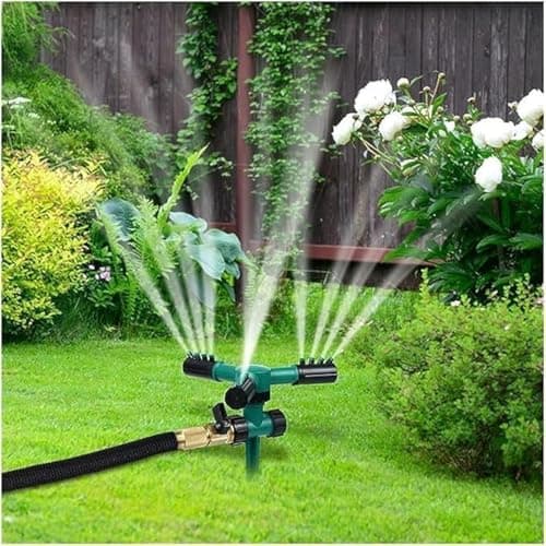360 Degree Automatic Round Sprinklers, Large Area Covered for Garden, Patio, Garden, Roof Cooling, Planting Irrigation Sprinklers