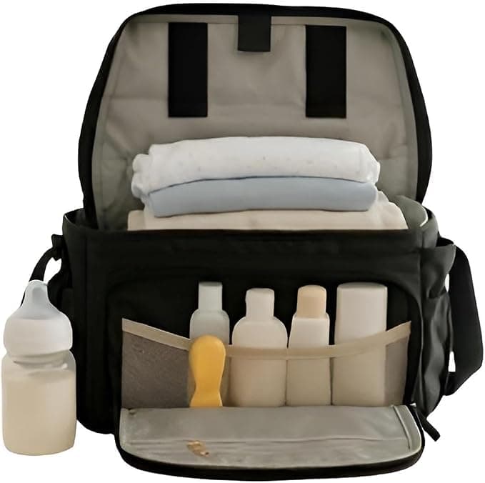 Spacious Diaper Organizer Bag with Multiple Pockets for Travel & Daily Use Backpack
