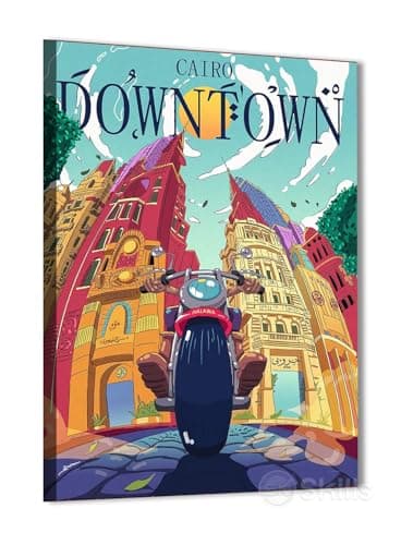 Skills C0036 Canvas Wall Art Street Art Graffiti Canvas Prints - Wall Hanging for Home Wall Decor, Living Room, Office Decorations & More - Size (30cm x 40cm)