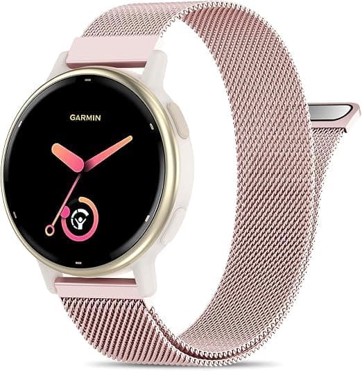 Strap Magnetic (Compatible with Watch Band, 22mm Band Huawei GT 7 6 5 4 3 26 5 4 3 2 Pro/GT 2e/GT 7 6 5 4 46mm/GT2 46mm Redmi Watch 5 Active) Watch Strap, Stainless Steel Mesh Replacement Women Men