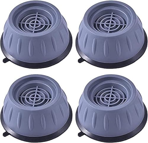 Fresh 4Pcs Anti Vibration pads Anti Walking Pads Washing Machine Dryer Support Prevent Shock Noise Cancelling Rubber Feet Pads for Home Appliances Prevent Moving Jitter Universal Size Furniture floor protector