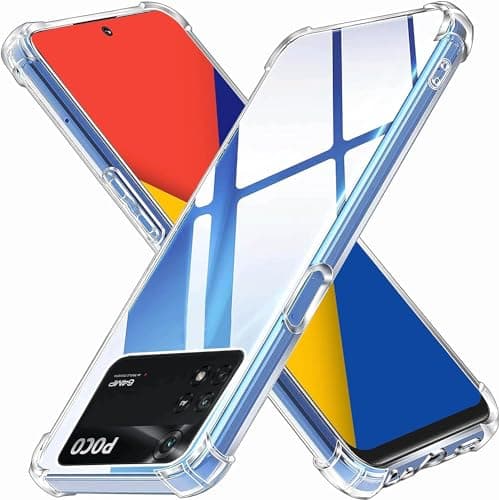 Case for Xiaomi Poco X4 Pro Case Cover Clear Back Air Cushion Soft Silicone Shockproof Anti-Scratch Protective Bumper Shell Corner for Xiaomi Poco X4 Pro 5G Cellular phone case