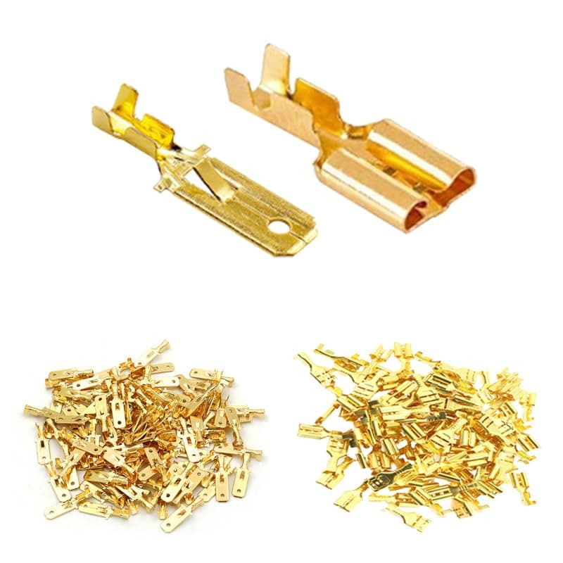 KLPS Male/Female Cable Connector Wire Non-Insulated Terminals Connectors Terminals Crimp Cables (Clbus Male/Female Number : 20 Pieces Male/Female) - KaberTrade