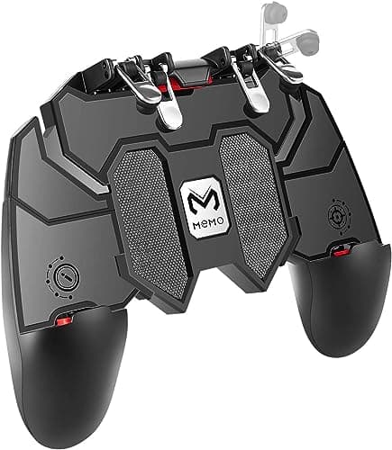 Treasure (L1 R1 Aim Buttons) (Compatible with PUBG) - Compatible with iOS and Android Video game controller