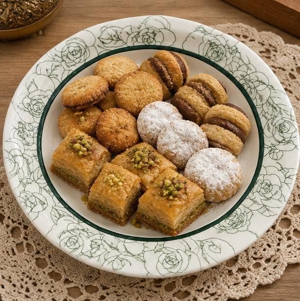 Generic Deep porcelain serving dish, Size: 20 cm, Ideal for serving nuts, snacks, desserts, and pasta, .Ais Dishware plate