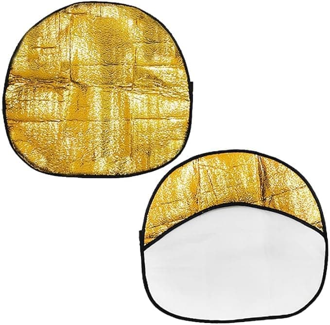 Car Sun Shade and Cover, Foldable Sun Shade for Car (Golden) - SACAR Vehicle interior shade