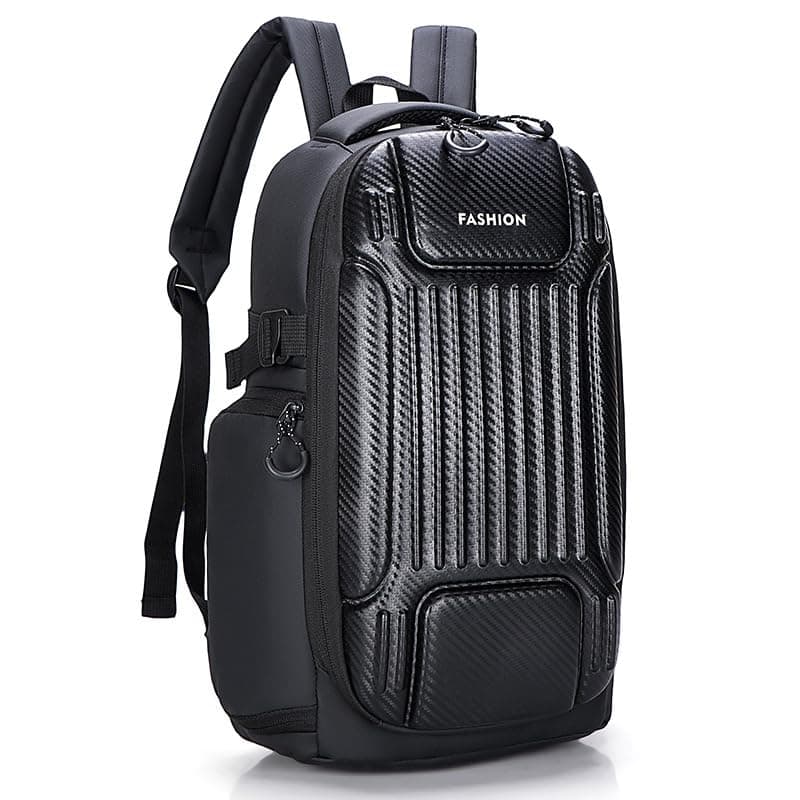 Motorcycle Backpack, Adjustable Shoulder Strap, Outdoor Riding Belt Bag EVA Black